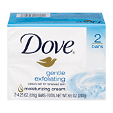 Dove  gentle exfoliating beauty bar, 1/4 moisturizing cream Full-Size Picture